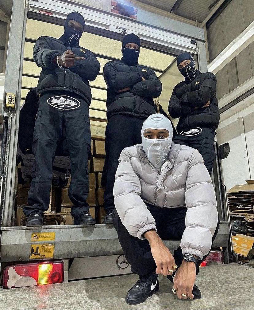 CORTEIZ RTW ALCATRAZ GUERILLAZ CARGO TROUSER - BLACK/YELLOW
